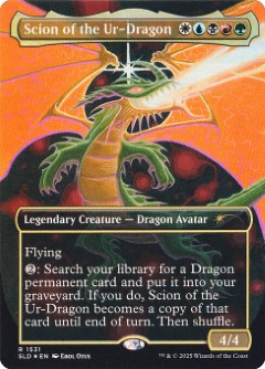 Scion of the Ur-Dragon Secret Lair Drop - Devastation of Dragons Art